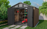 Keter Stronghold 10x11.5 open doors