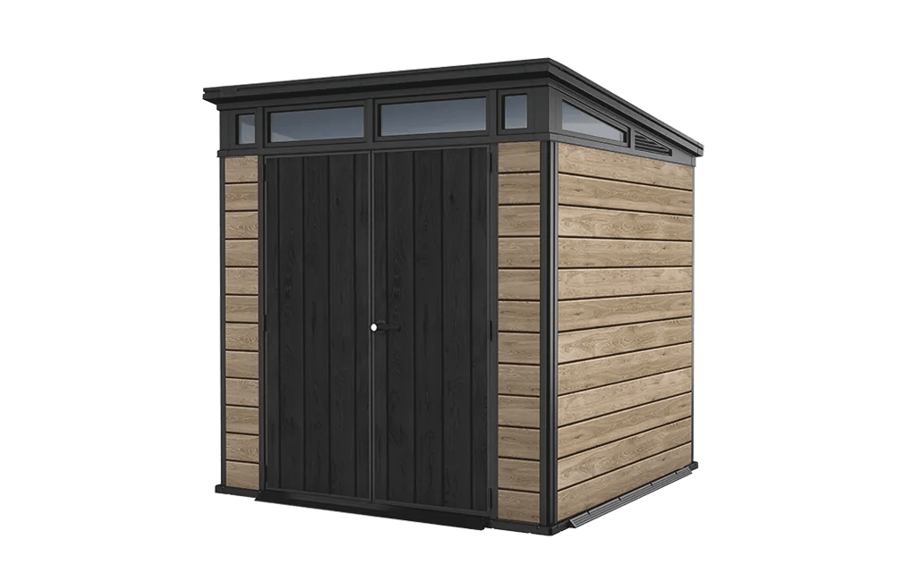 Keter Signature Shed 7x7ft Ashwood Brown