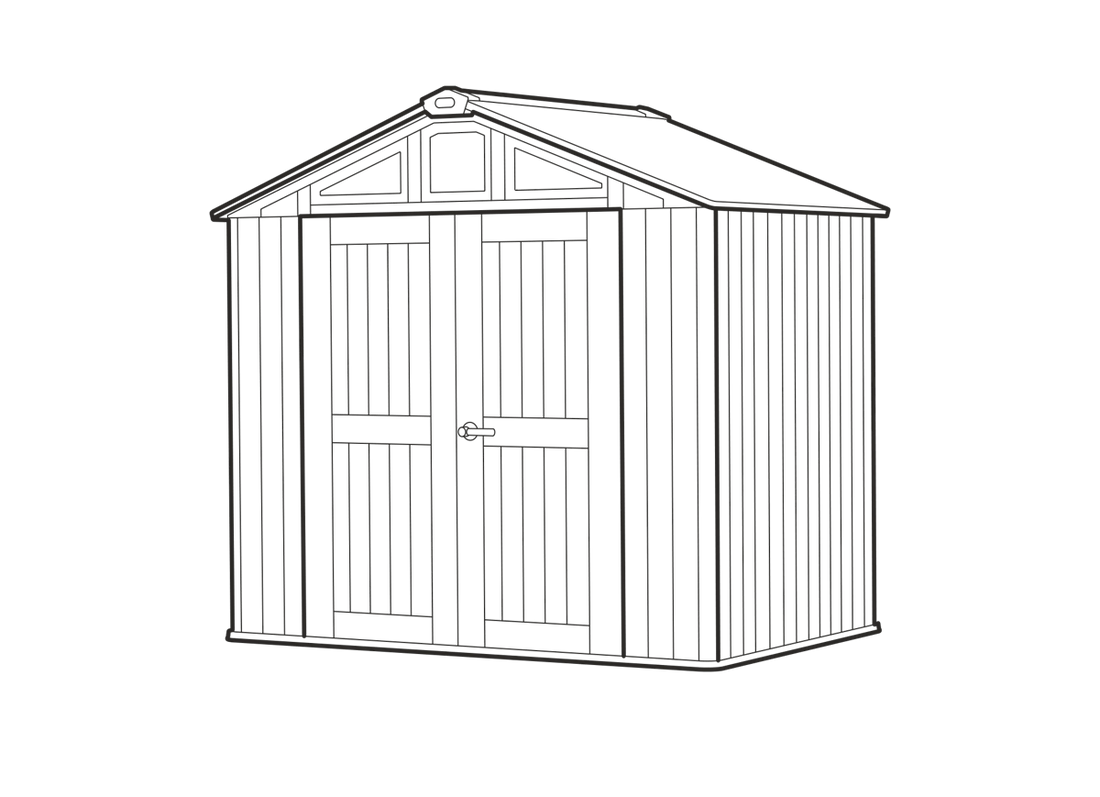 Keter Stronghold 8x6ft dimensions
