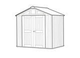 Keter Stronghold 8x6ft dimensions
