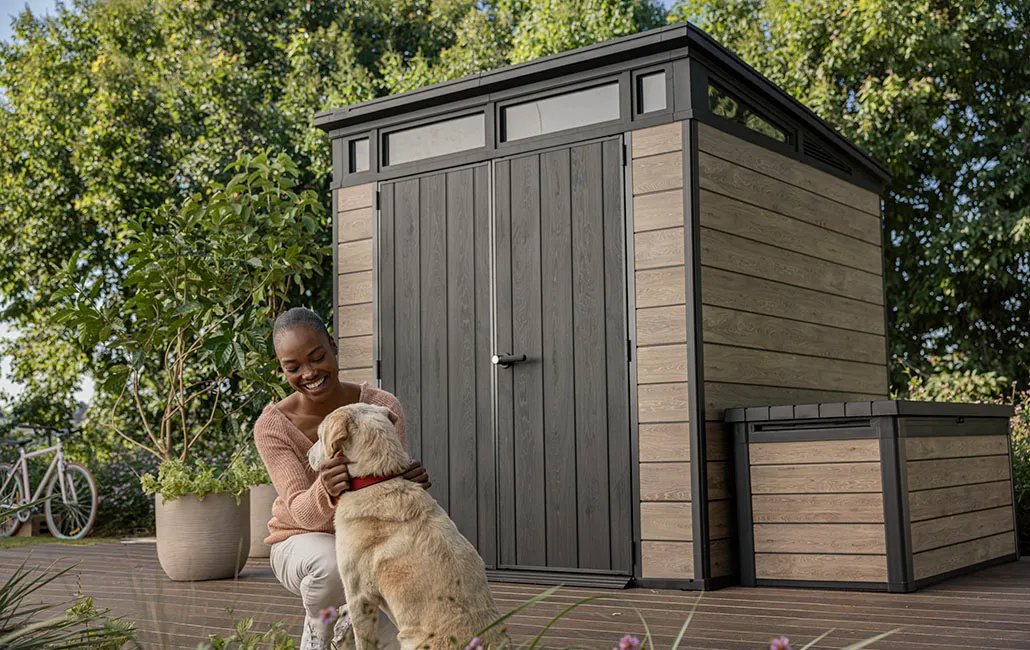 Keter Signature Shed 7x7ft lifestyle