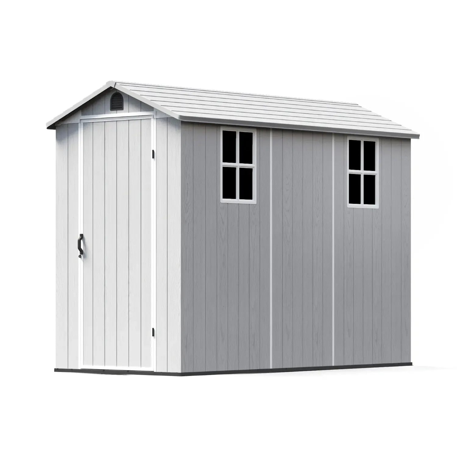Patiowell Fit-it 4x8 Plastic Storage with Floor, Gray
