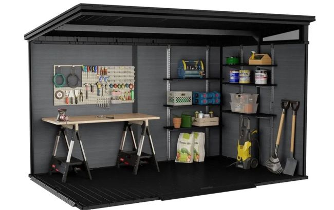 Keter Artisan 11x7 Storage Shed - Grey