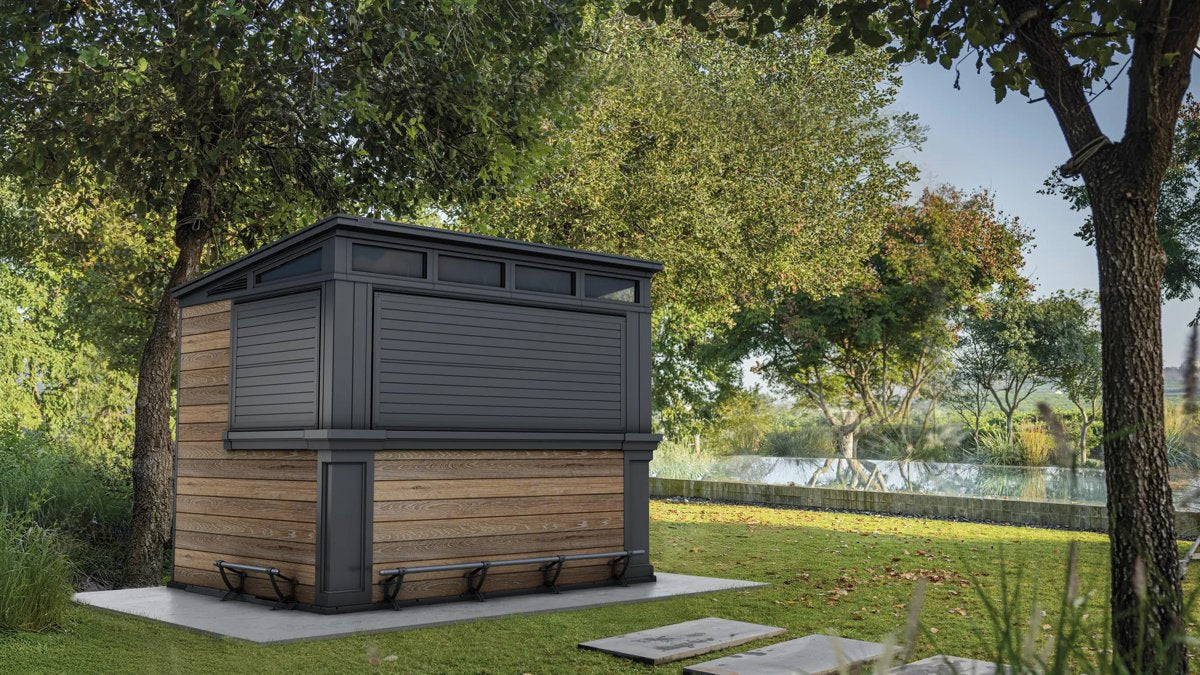 Keter Signature Outdoor Garden Bar walnut
