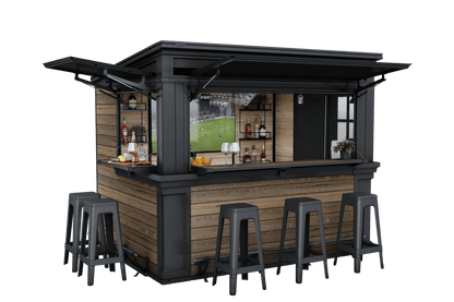 Keter Signature Outdoor Garden Bar Walnut Brown