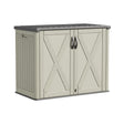 Patiowell 25 Cu.ft Outdoor Storage Cabinet, Beige