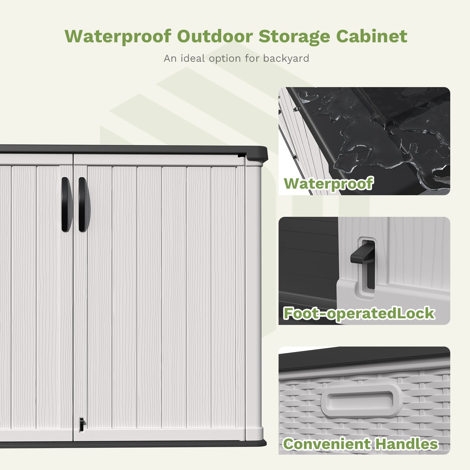 cabinet feature