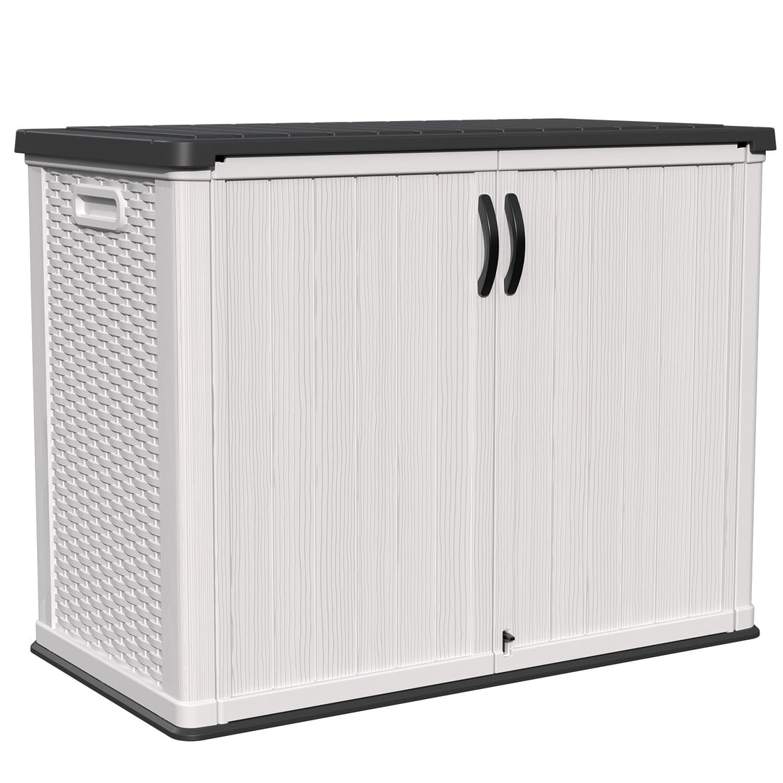 Patiowell 26 cu ft plastic storage cabinet white