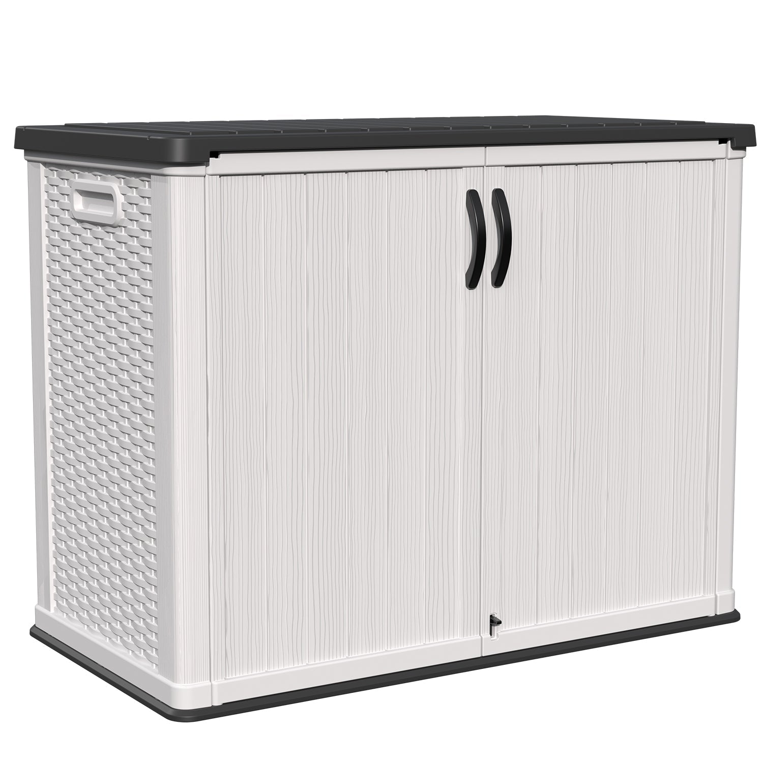 Patiowell 26 cu ft plastic storage cabinet white