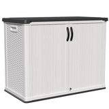 Patiowell 26 cu ft plastic storage cabinet white