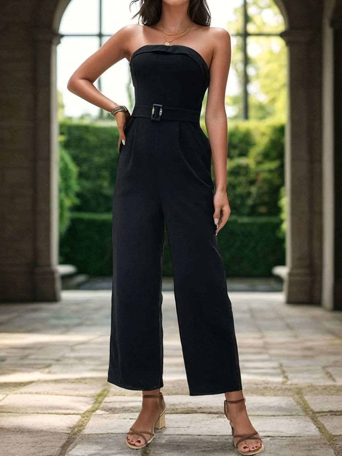 72! 100th Tube Jumpsuit