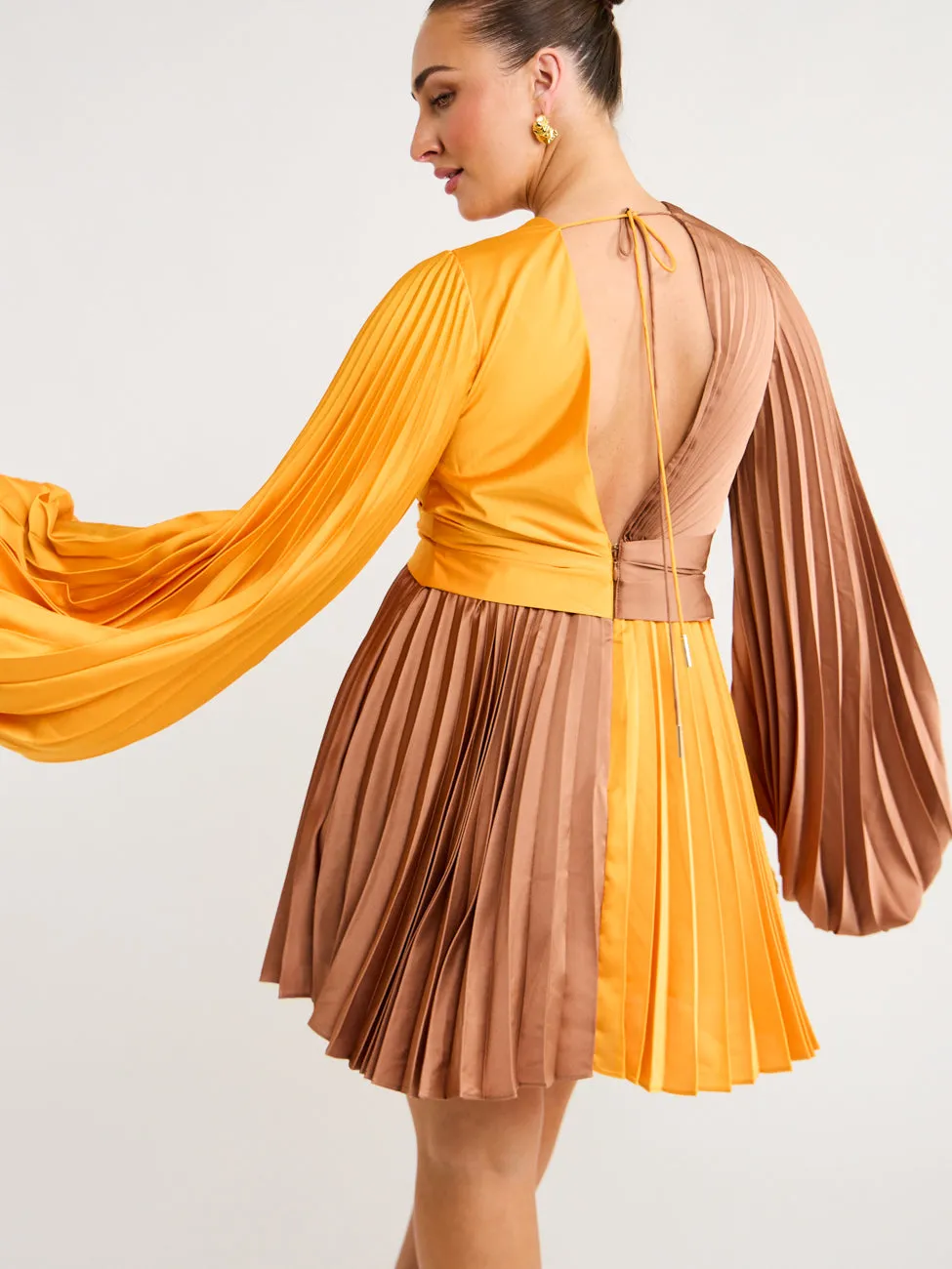 Acler Tottenham Dress in Marigold Mix