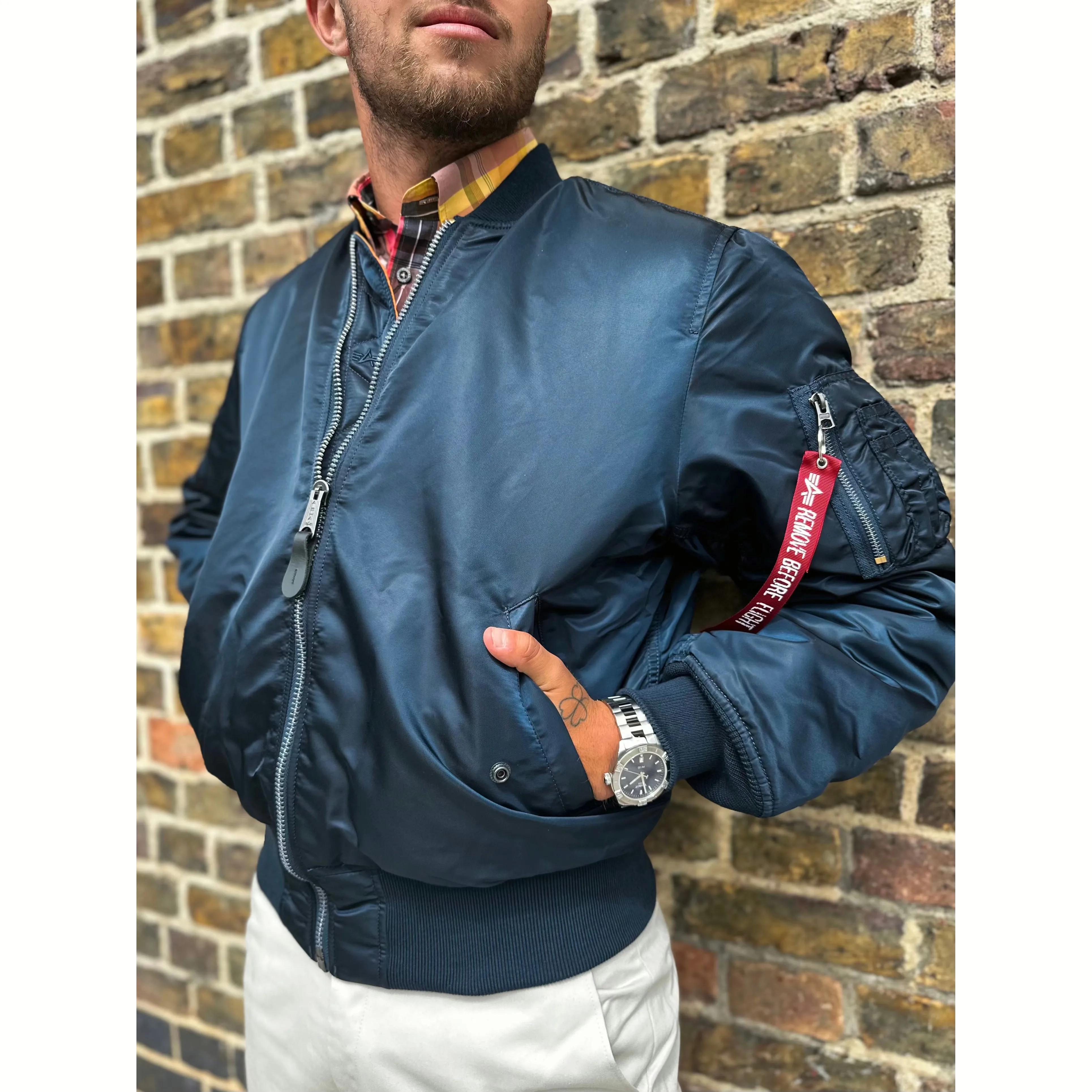 Alpha Industries - MA-1 Blue - Bomber Jacket