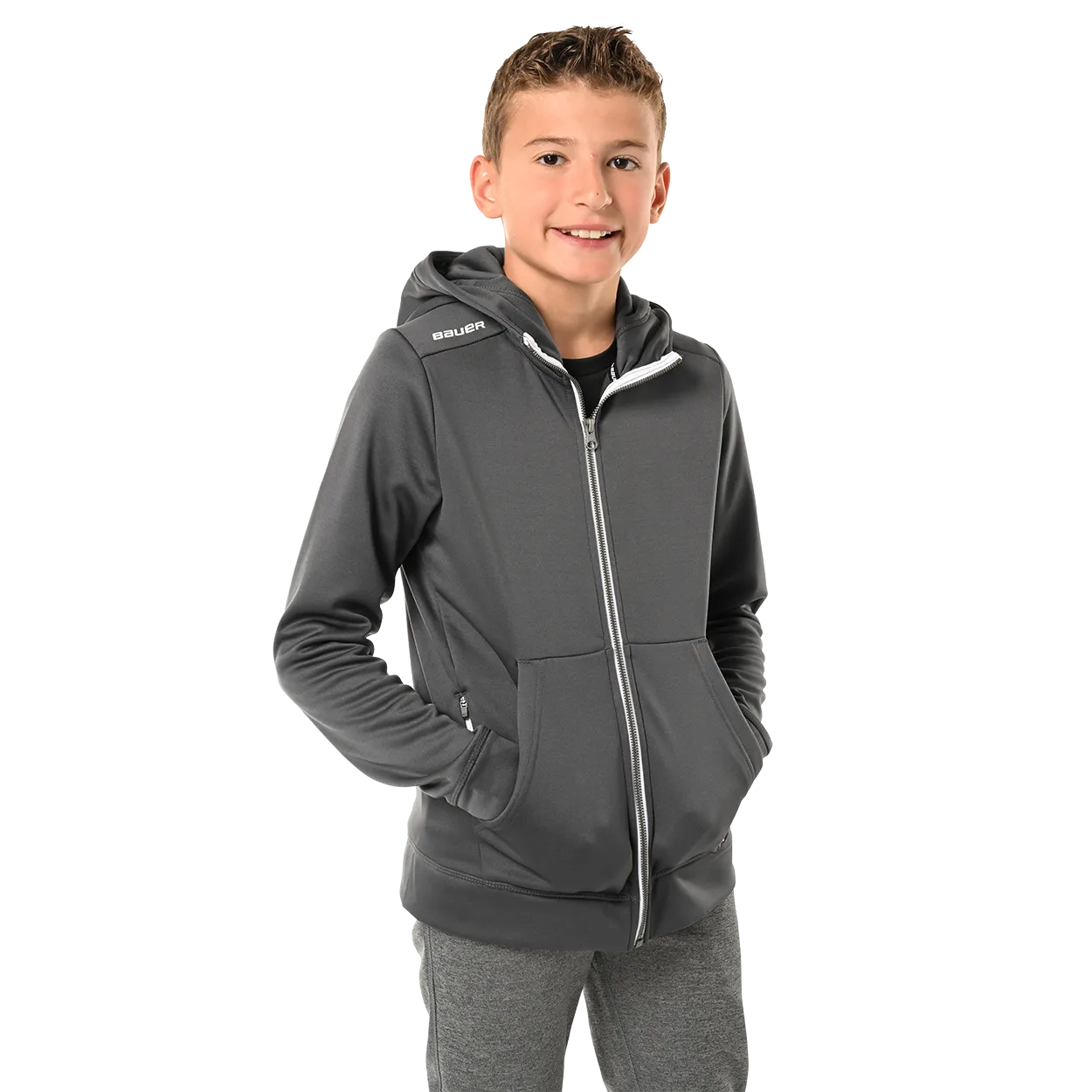 BAUER TEAM FLEECE ZIP HOODIE YOUTH