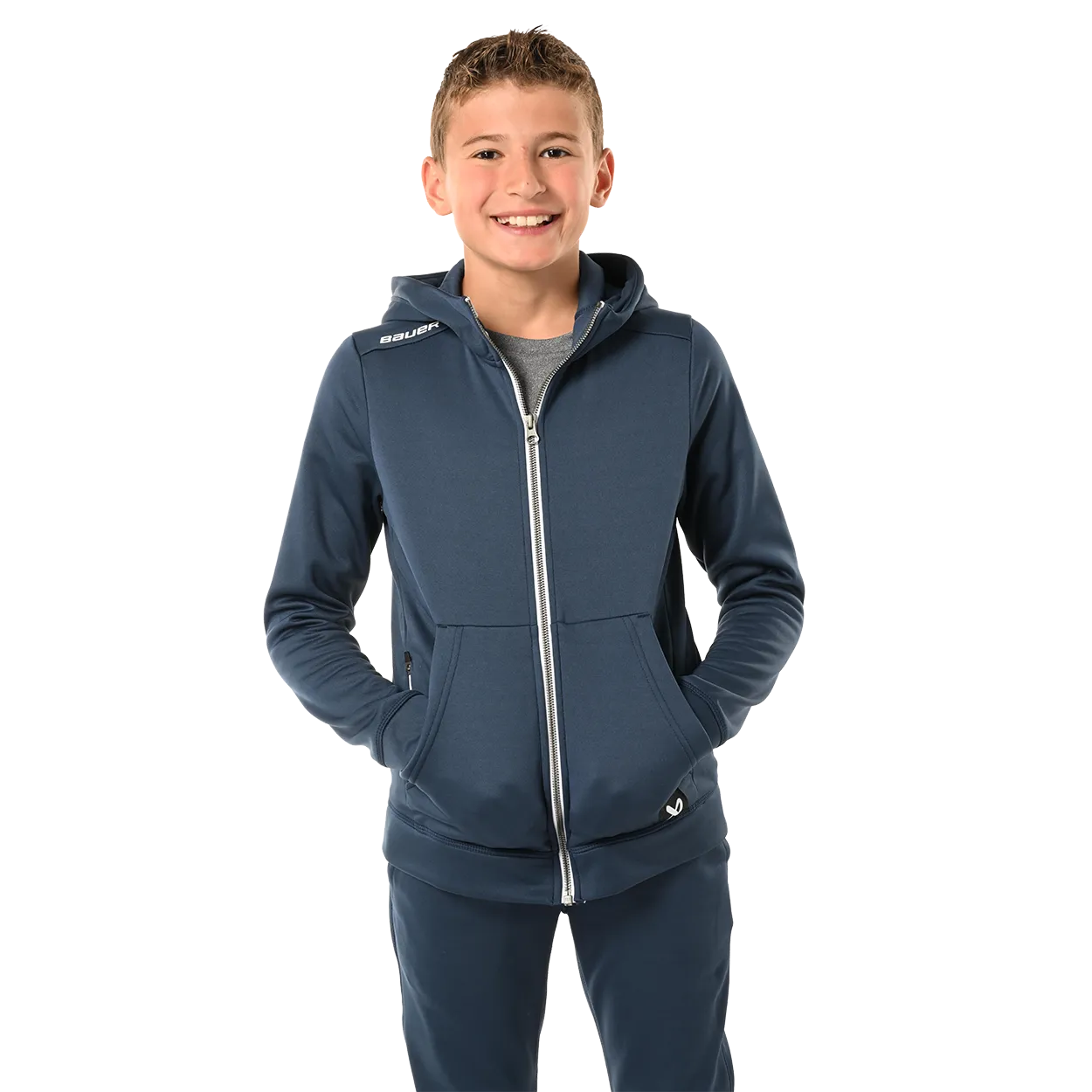 BAUER TEAM FLEECE ZIP HOODIE YOUTH