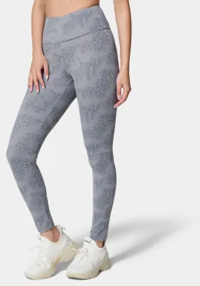 Bebe Logo Foiled Print Knit Legging