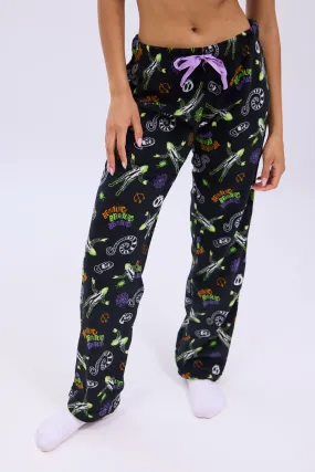 Beetlejuice Printed Plush Pajama Pants