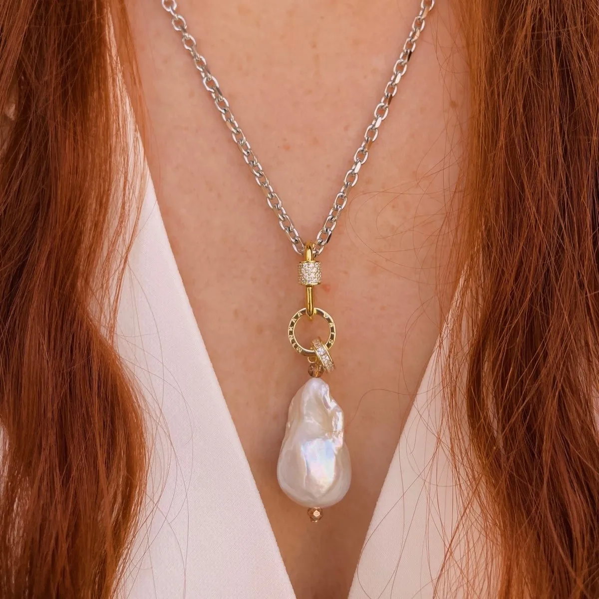 Bombshell Baroque Pearl Pendant