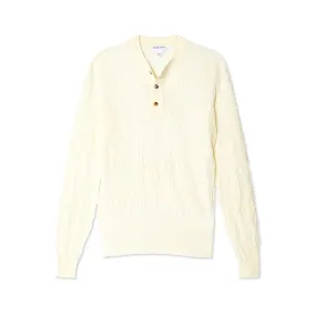 Bottega Veneta - Women's Henley Sweater - (Chalk)