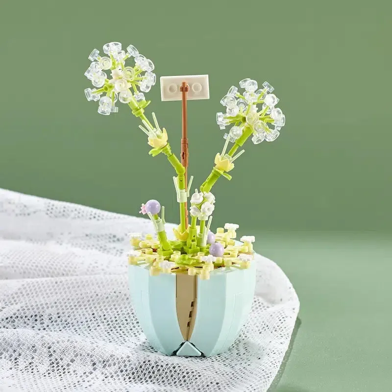 Building Block Flower Planter Sets