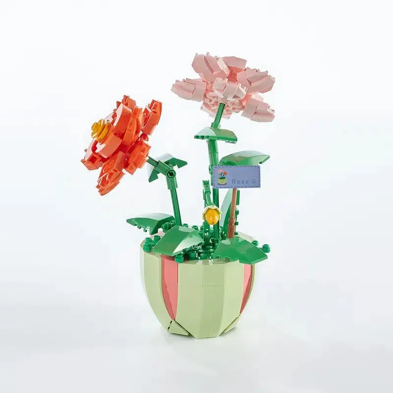 Building Block Flower Planter Sets