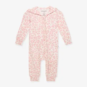 Delaney French Terry Hooded Ruffle Romper