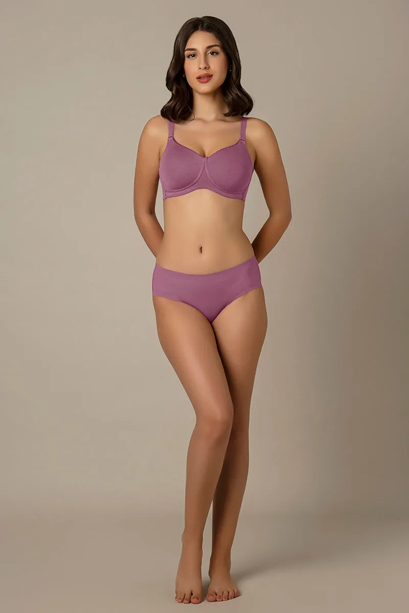 Essential Padded Wirefree Bra - Mellow Mauve