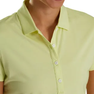 FJ Womens Short Sleeve Essential Polo - YELLOW