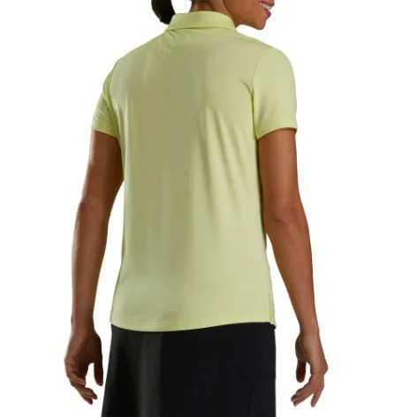 FJ Womens Short Sleeve Essential Polo - YELLOW