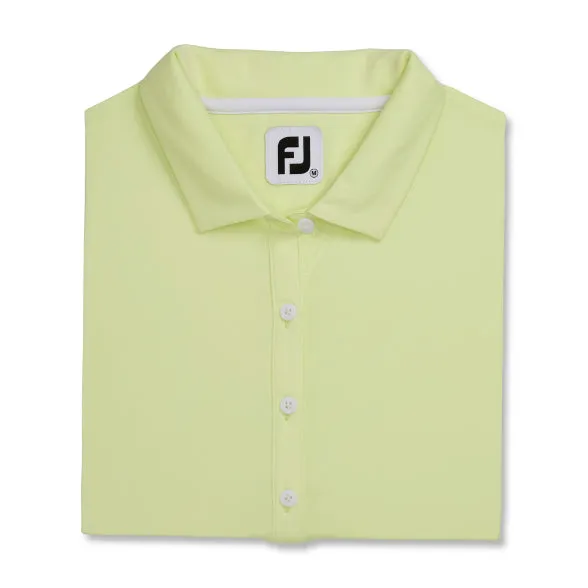 FJ Womens Short Sleeve Essential Polo - YELLOW