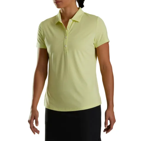 FJ Womens Short Sleeve Essential Polo - YELLOW