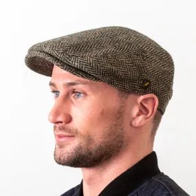 Flat Cap, Dubliner Tan Herringbone