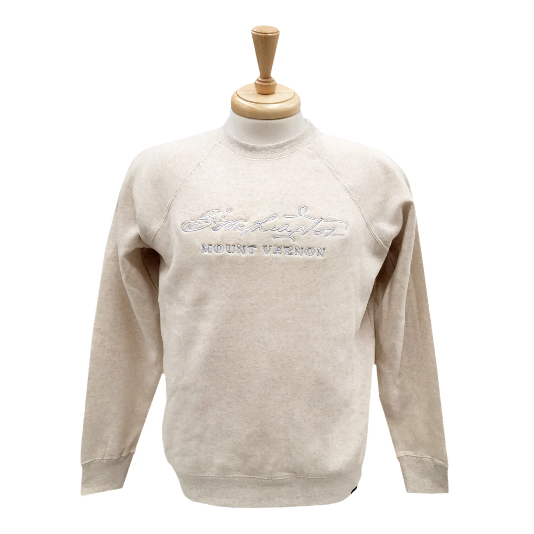 George Washington's Signature - Embroidered Crew Sweatshirt