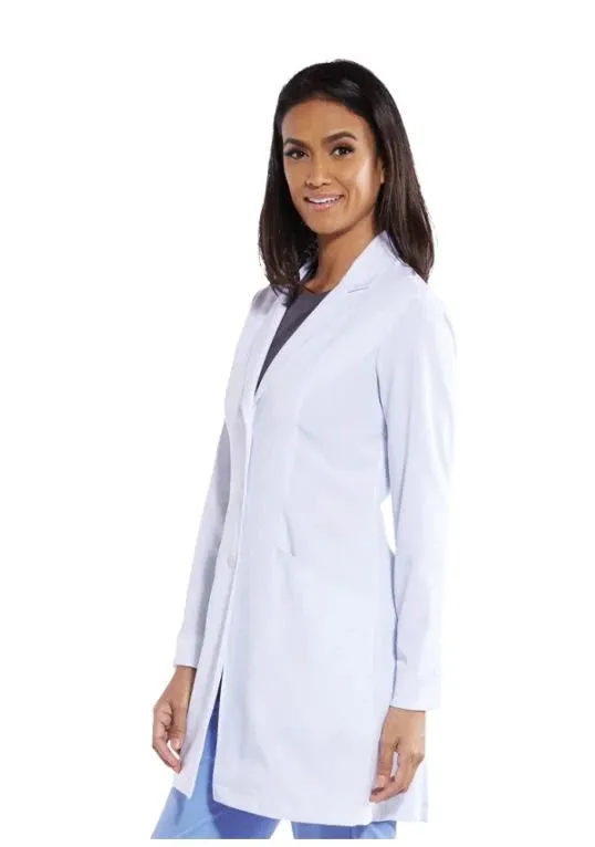 Greys Anatomy Signature Eve Womens Two Pocket Stretch Lab Coat