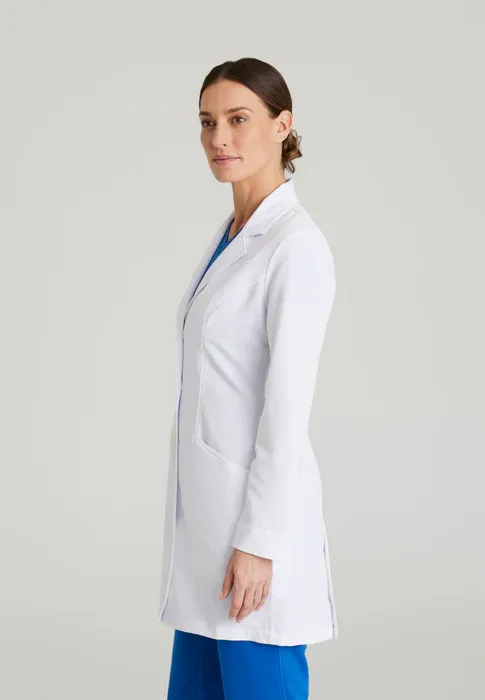 Greys Anatomy Signature Eve Womens Two Pocket Stretch Lab Coat