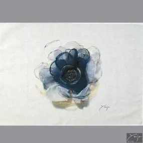 Imaginary Blue Flower - Tea towel No.14