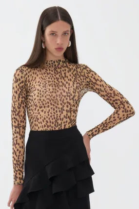 Leopard Print Bodysuit