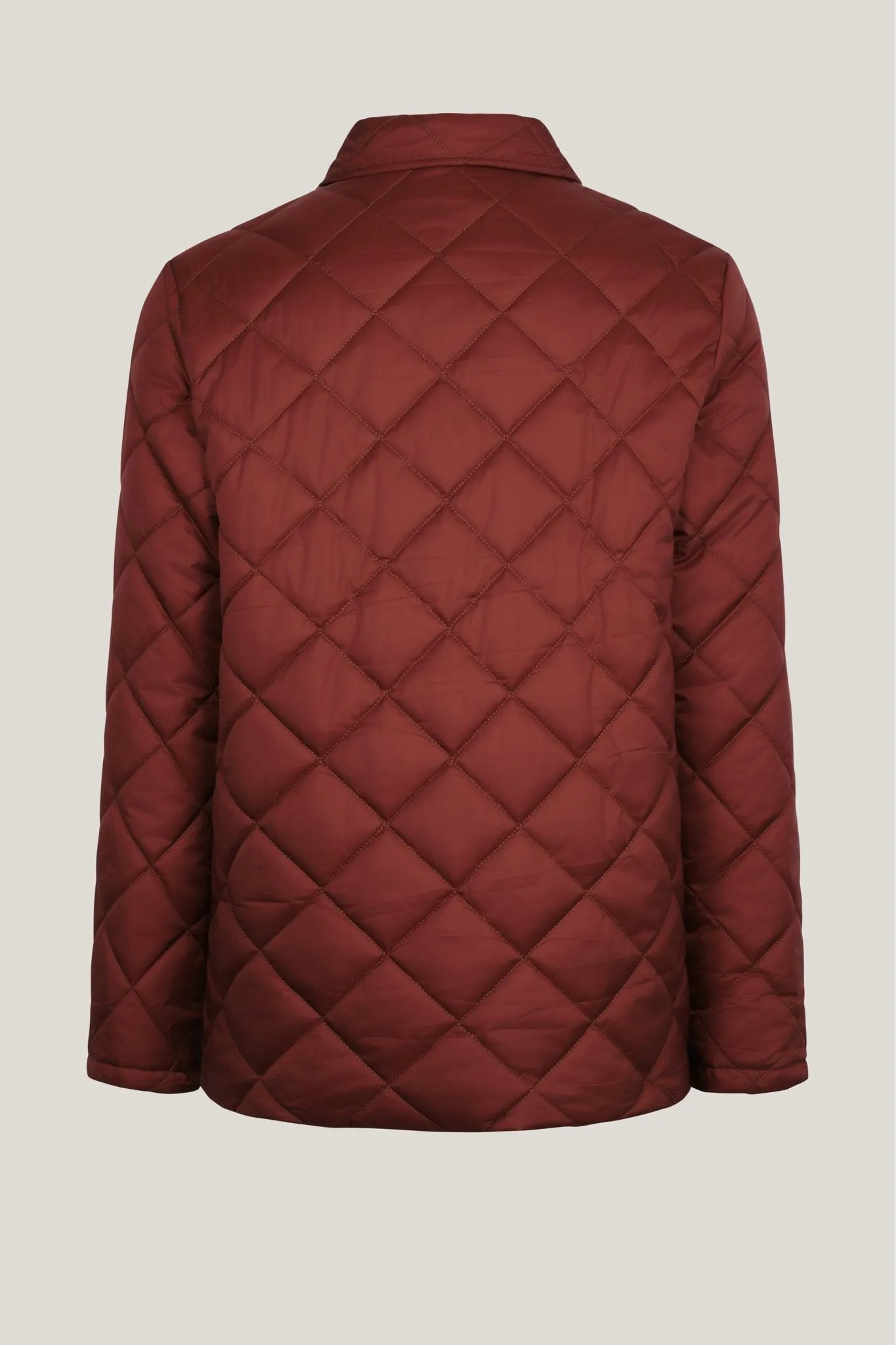 Light Padded Zipper Closure Jacket - Tile