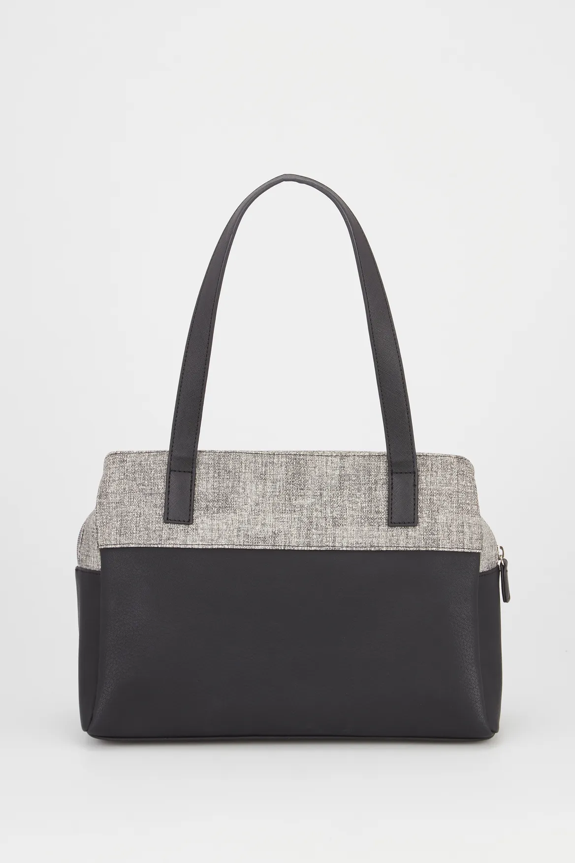 Linen Look Trim Tote Bag