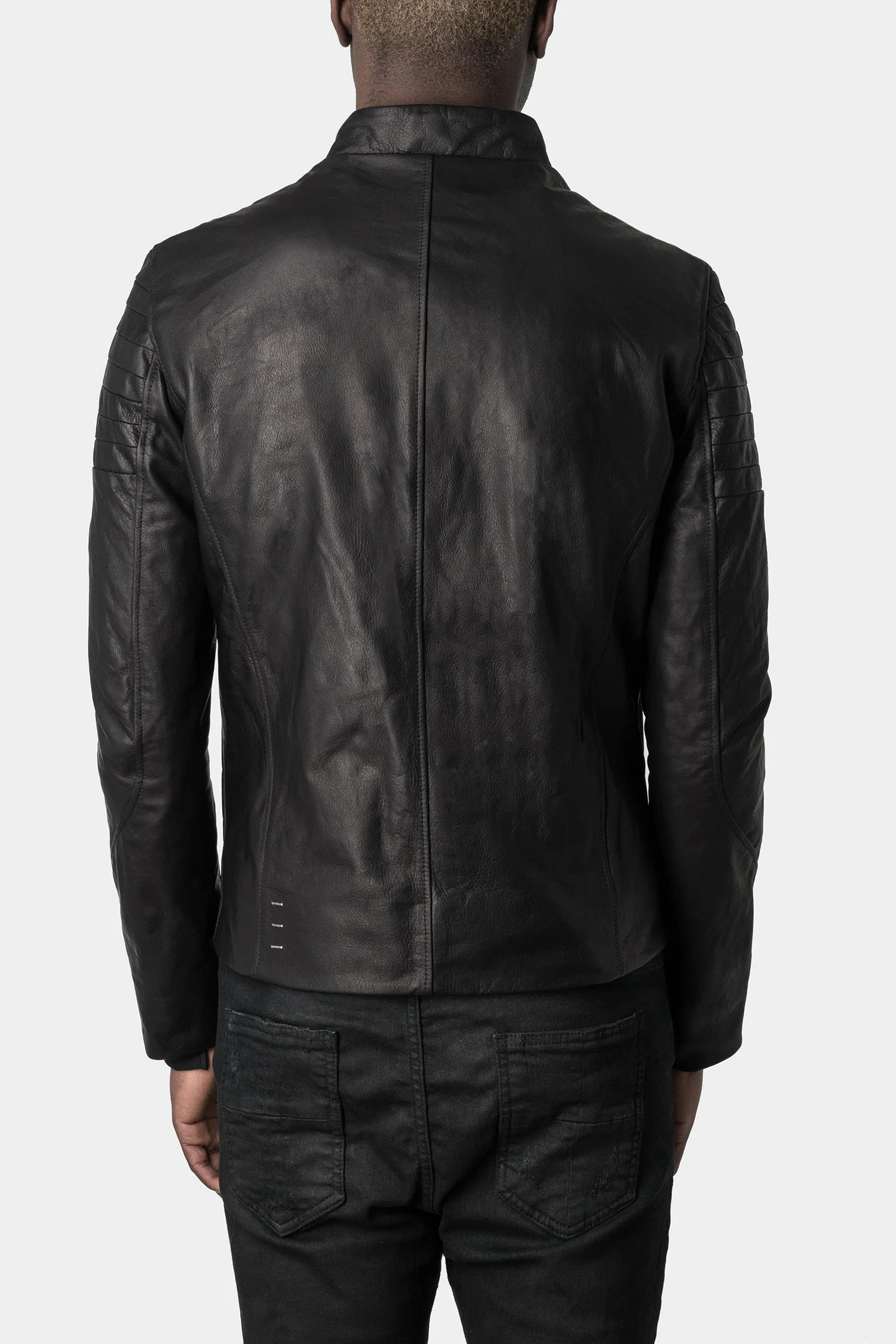 Moto leather jacket