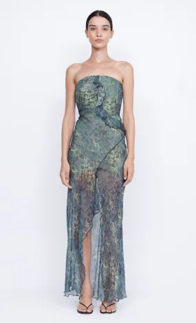 OPAL STRAPLESS MAXI DRESS - NOUVEAU BLEUE