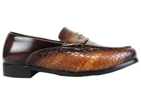 P CROUCH & CO Croc Tan