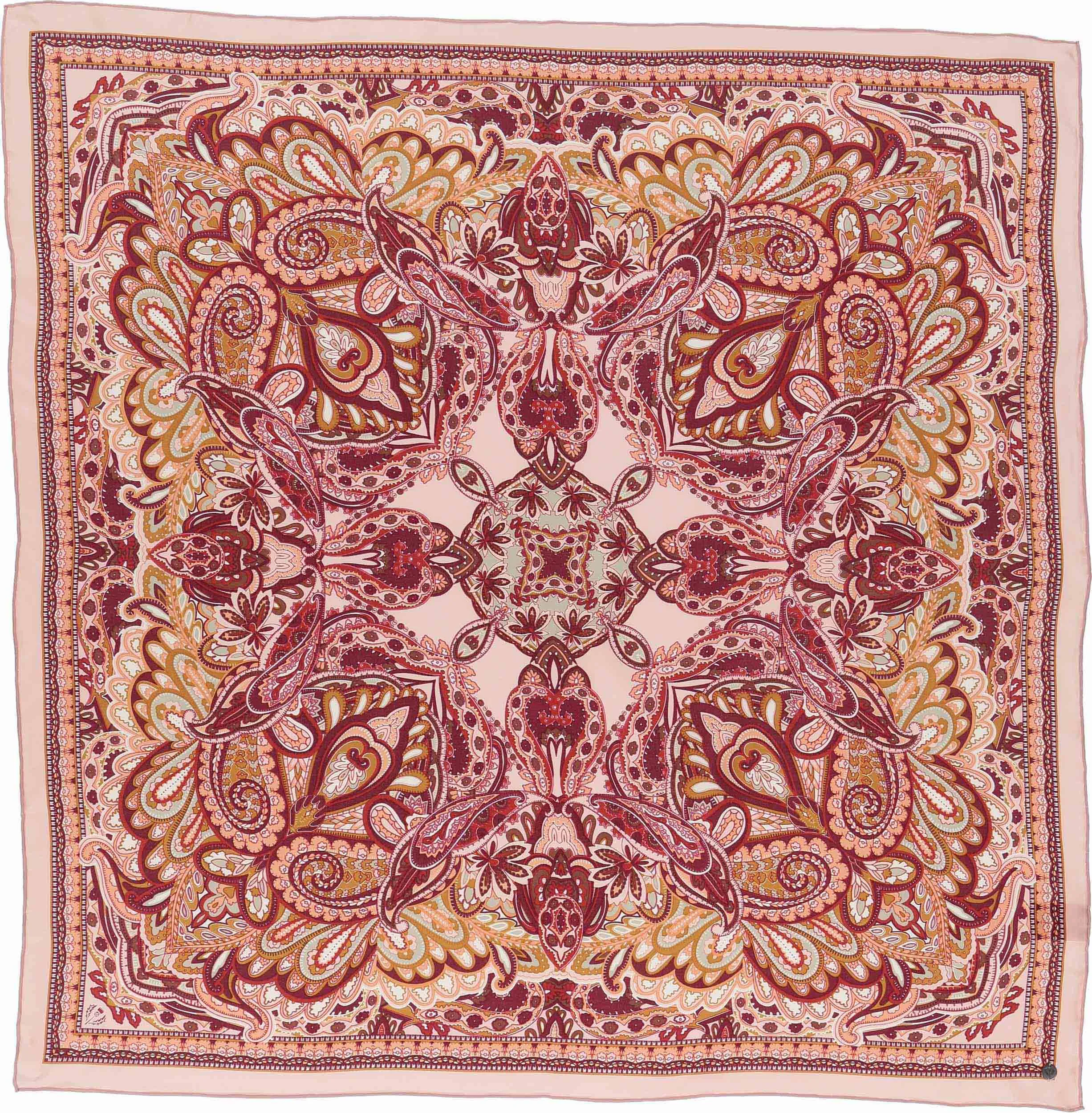 Paisley Oversized Silk Square