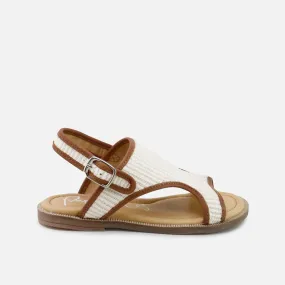 Papanatas Raffia Buckle Sandal