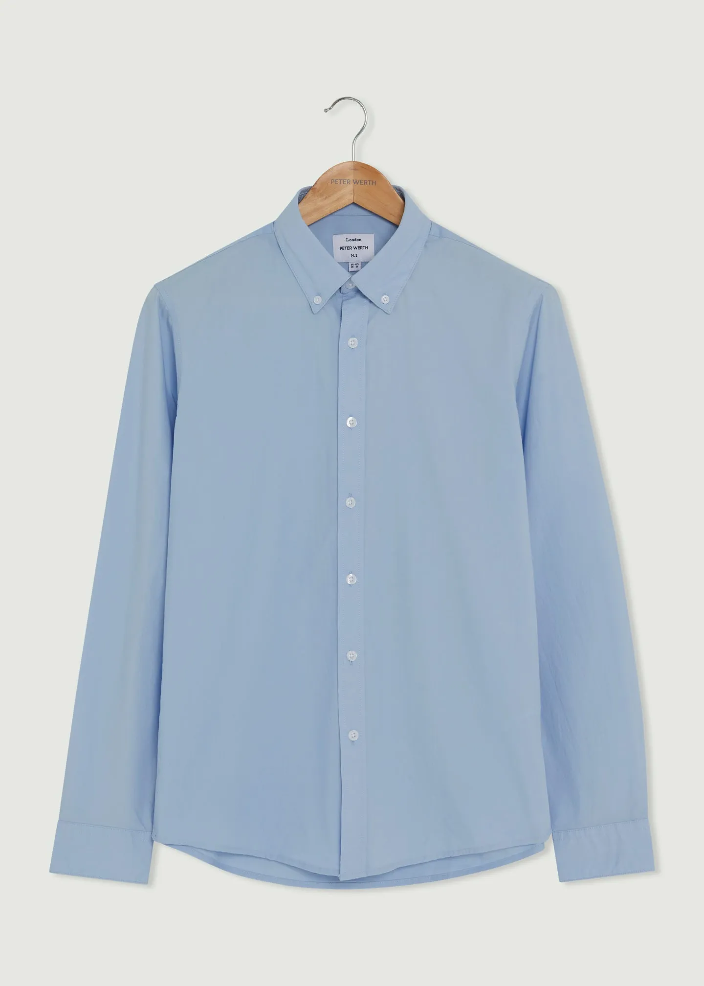 Peak Long Sleeve Shirt - Light Blue