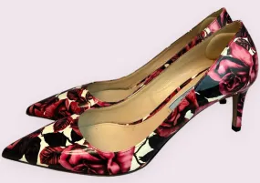 PRADA Heel Flower Design (PREOWNED)