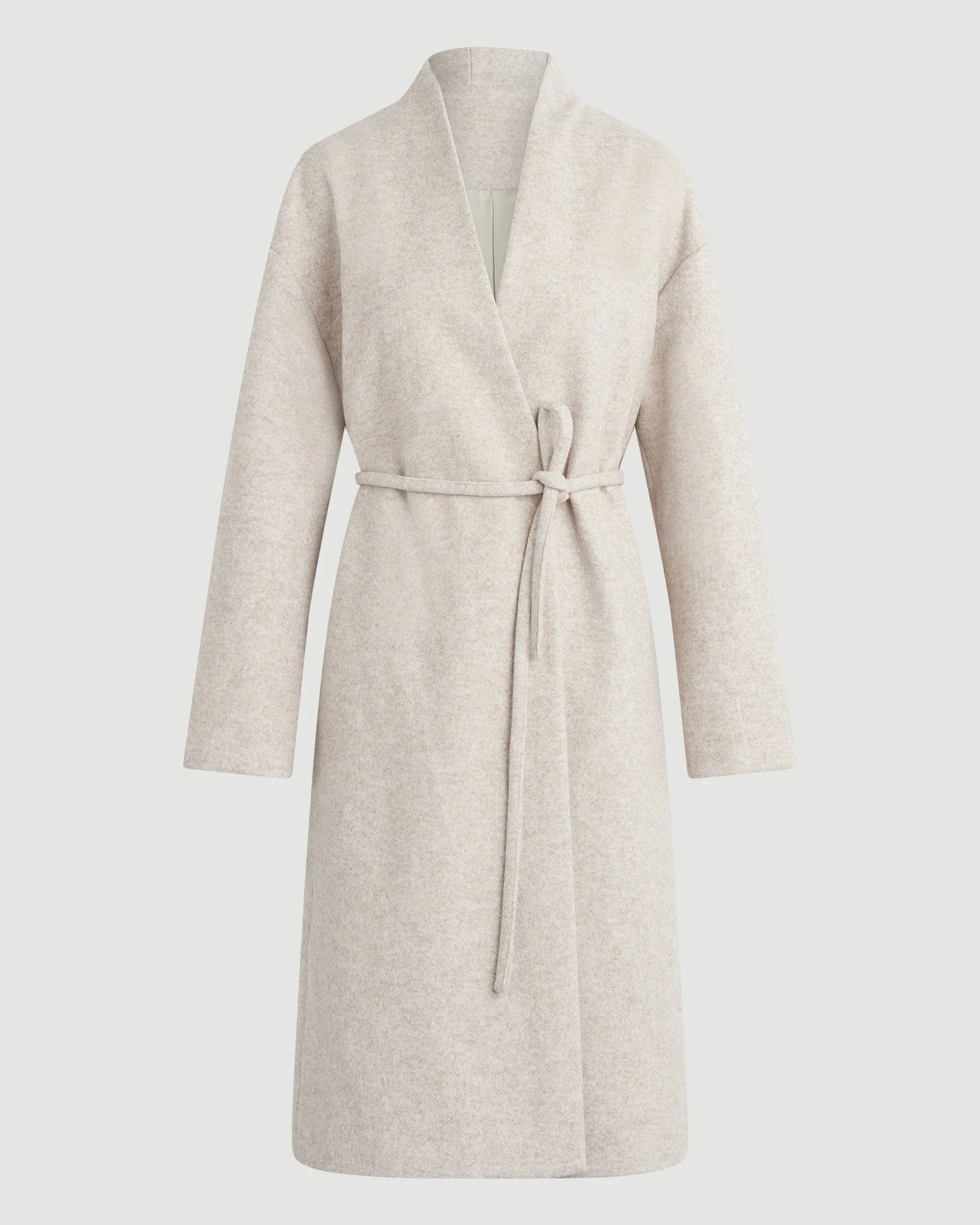 Reagan Oversized Tie-Front Coat