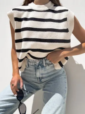 Rory Stripe Knit Top