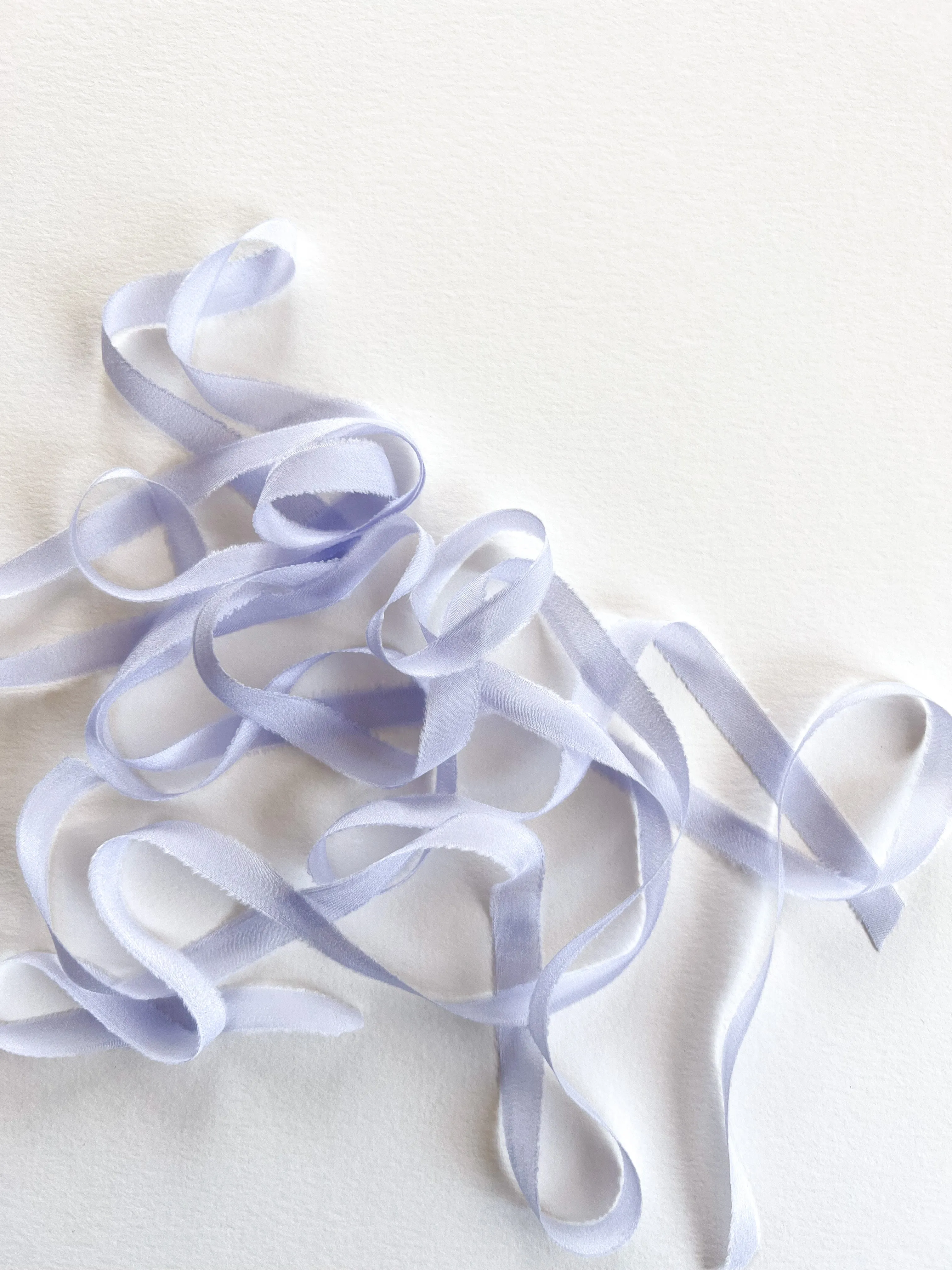 Silk Ribbon Trim in Periwinkle