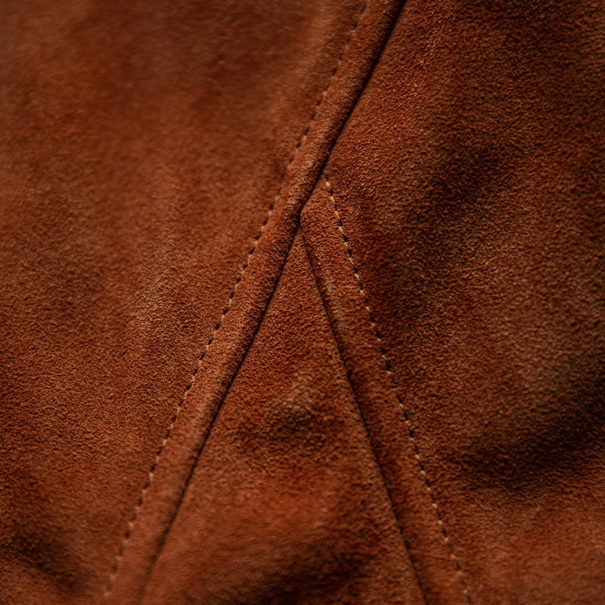 The Bomber Jacket in Whiskey Suede